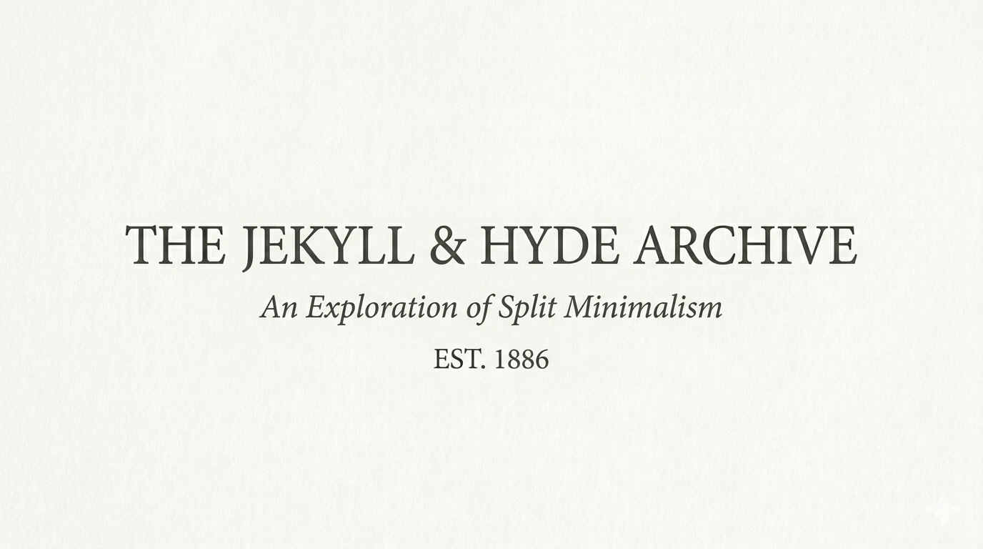 The Jekyll & Hyde Archive
